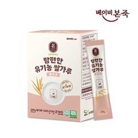 [베이비본죽] 유기농 쌀가루 중기A 200g(20gx10포), 10포