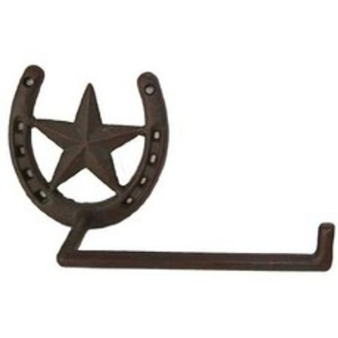 Metal Star and Horseshoe Toilet Paper Holder, 본상품