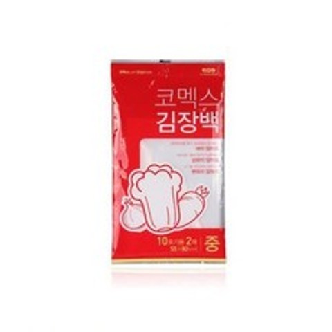 코멕스 공기차단 김치보관 김장봉투 비닐 중형 5개