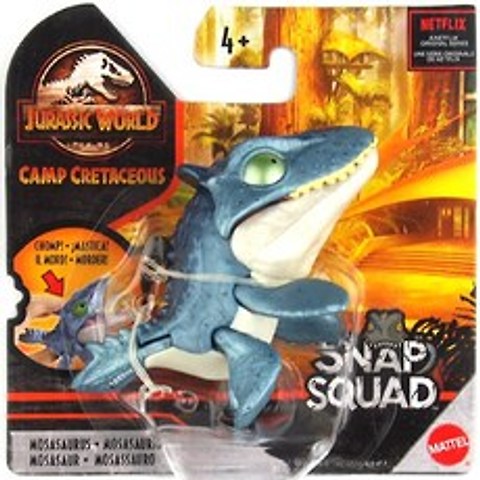 쥬라기 월드 스냅 스쿼드 공룡 미니 피규어 장난감 소형 백악기 시리즈, GMT88