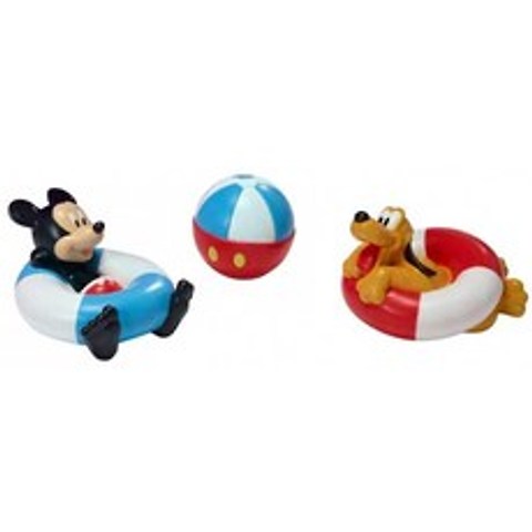 첫해 디즈니 미키 마우스 아기 목욕 스퀴트 장난감 감각 놀이, 단일옵션