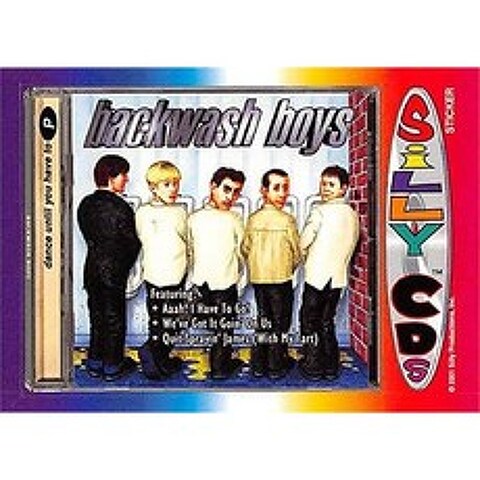 Backwash 소년 무역 카드 (AAAH! 나는 가야합니다!) 2001 바보 같은 CD의 # 8 Backstreet Boys Sticker, 본상품, 본상품