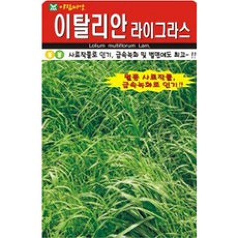 서양잔디[사방공사용풀씨] 이탈리안 라이그라스 씨앗 (400g)