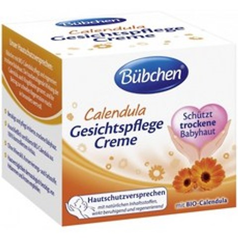 Bubchen Bübchen Carendula Face Careering Cream Gesichtsflegal Creme 2.54 fl.oz(75ml):, 1