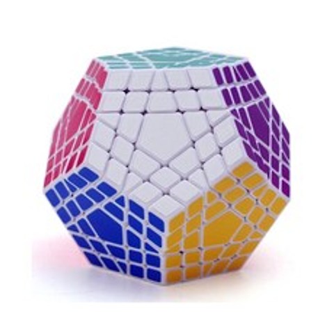 메가밍크스 큐브 두뇌 훈련 큐브 블럭, 오계오백색