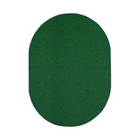 EOM 프리미엄 미끄럼 방지 백킹이있는 야외 인조 잔디 녹지 깔개 데크 파티오 전망대에서 수영장까지 [7x9 Oval- Green] - E000707R6TBY466, 7x9 Oval- Green