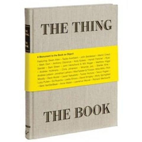 The Thing The Book : A Monument to the Book as Object, 단일옵션