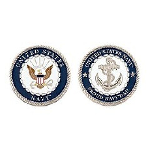 미국 해군 자랑스러워 아빠 도전 동전, 본상품