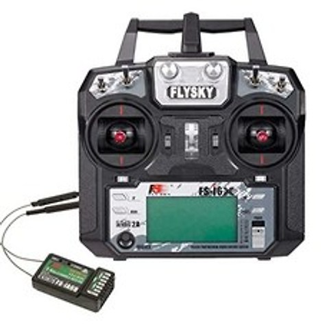 FLYSKY FS-i6X 10CH 2.4GHz RC Transmitter Controller with iA6B Receiver Upgrade Cable for RC Boat Racing Drone, 본상품