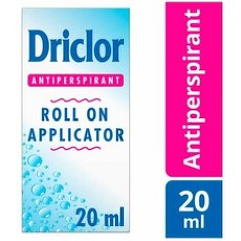 드리클로 롤온 데오드란트 20ml / Driclor Roll on Applicator 20ml, 롤온 20ml