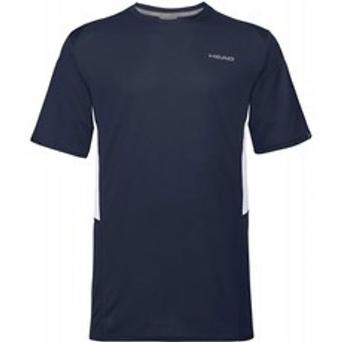 영국직배송 HEAD 남성 클럽 테크 티셔츠 다크 블루 라지, 단일옵션