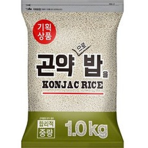곤약미 쌀 1kg, 1개