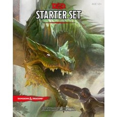 (영문도서) Dungeons & Dragons Starter Set (Six Dice Five Ready-To-Play D&d Characters with Character Sheets a... Paperback, Wizards of the Coast, English, 9780786965595