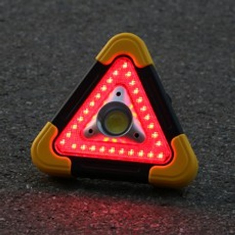 니녹 LED 안전삼각대 사고표지판 건전지포함 차량용안전용품, 1개
