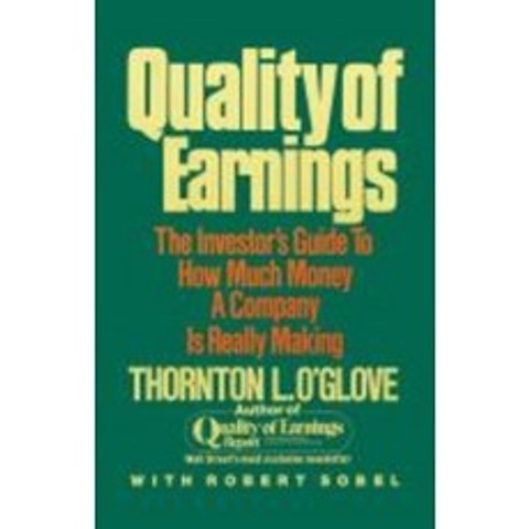 Quality of Earnings, Replica Books