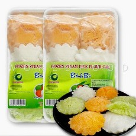 월드푸드 냉동 베트남 떡 반보 쌀케이크 Banh Bo, 2개, 250g