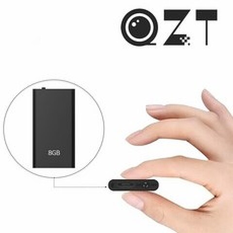 QZT-grabadora de voz pequeña Mini reproductor MP3 grabadora de sonido Digital Micro grabadora de voz, 8GB