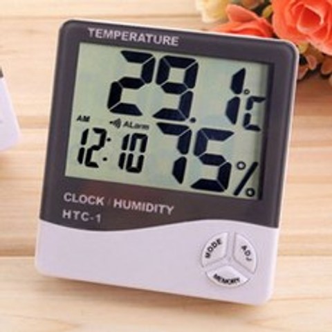 디지털온습도계 미니온습도계 온도계 습도계 탁상시계