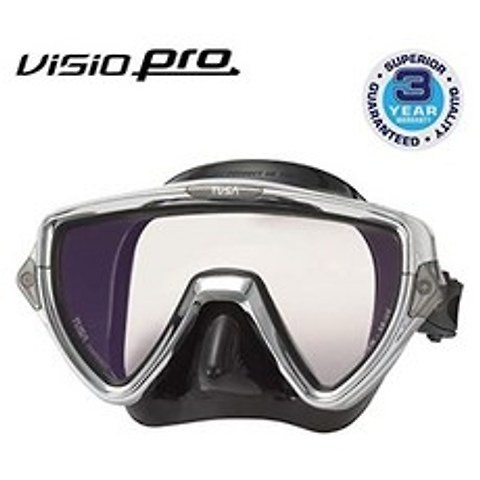 TUSA M-110 Visio Uno Pro Scuba Diving Mask Chrome 9999993494489, One Color
