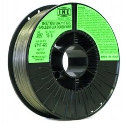 INETUB BA71TGS .035-Inch on 10-Pound Spool Carbon Steel Gasless Flux Cored Welding Wire, 단일옵션