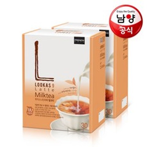 남양 루카스나인 라떼 밀크티, 17.5g, 60개