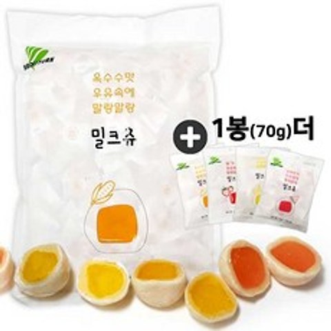 하오리위안 밀크츄 (옥수수향 1kg 대용량) 1봉+70g 한봉더(랜덤), 1000g, 1봉