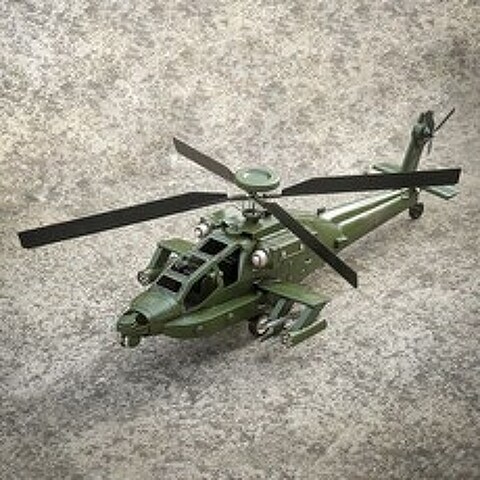 레트로 인테리어 장식 철제 모형 헬리콥터 M115#ShareBlue1!@597458EA, 쿠팡 본상품선택