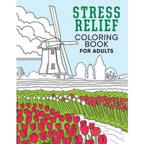 Stress Relief Coloring Book for Adults Paperback, Rockridge Press, English, 9781648766091