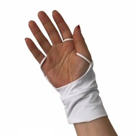 골프 손등 토시 장갑 오른손 자외선 UV 차단 냉감 헬로버디, 손등토시 화이트(오른손)
