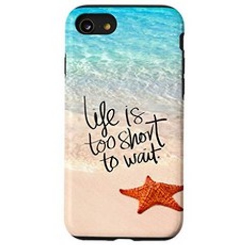 iPhone SE (2020) / 7/8 Starfish Beach Theme Ocean Life는 견적 케이스를 기다리기에 너무 짧습니다., 단일옵션