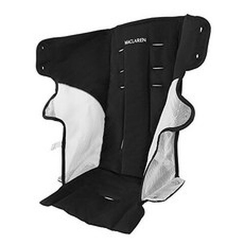 Maclaren Globetrotter Seat-Globetrotter 버기에 맞는 교체 및 기계 세척 가능 시트. 흑백으로 제공, 단일옵션