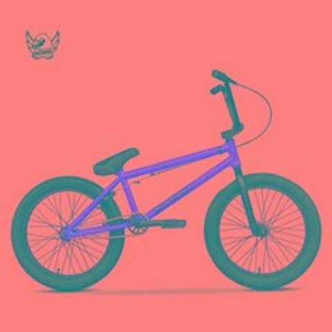 20인치 BMX 스턴트 스포츠 튼튼한 자전거, 매직 블루
