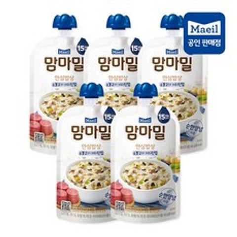 매일유업 맘마밀 안심밥상 소불고기 가지진밥(140g) x 5팩 (15개월부터~)