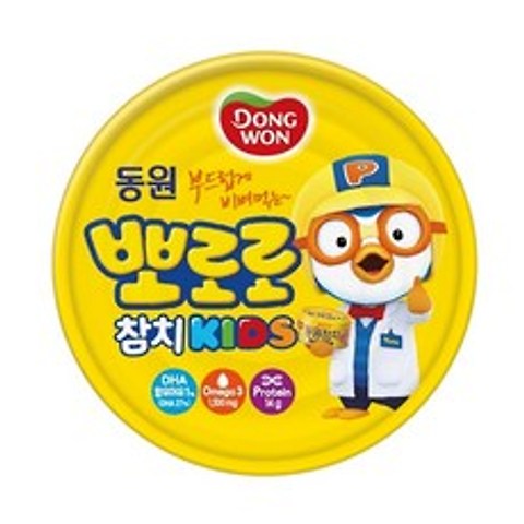 동원 뽀로로 키즈 참치 100g x10캔, 10캔