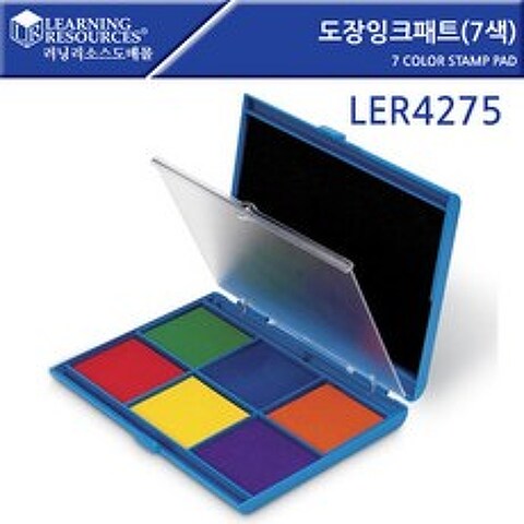 도장잉크패트(7색)(LER4275), 7색 도장잉크패드, 상세페이지참조