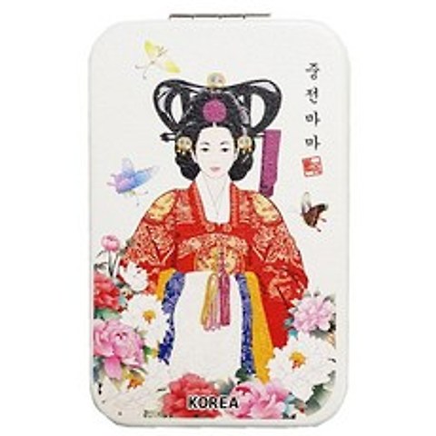 라베끄 한국전통여인 콤팩트손거울 외국인친구선물 기념품, 왕비(Queen), 1개
