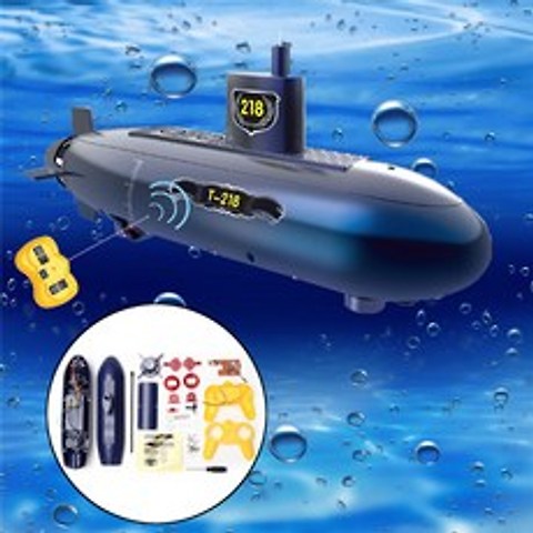 아재몰 RC 보트_RC Mini Submarine 6 Channels Remote Control Under Water Ship Model Kids Toy, 단품