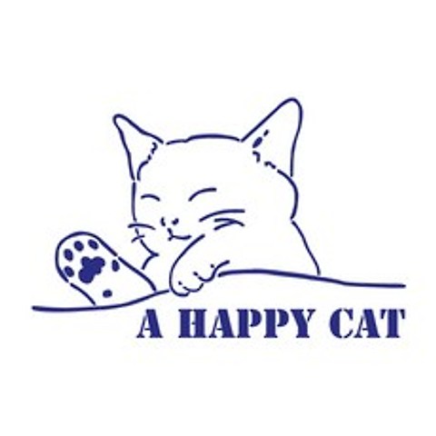 대문닷컴 [대문닷컴]스텐실도안(ST-2120)행복을 주는 고양이