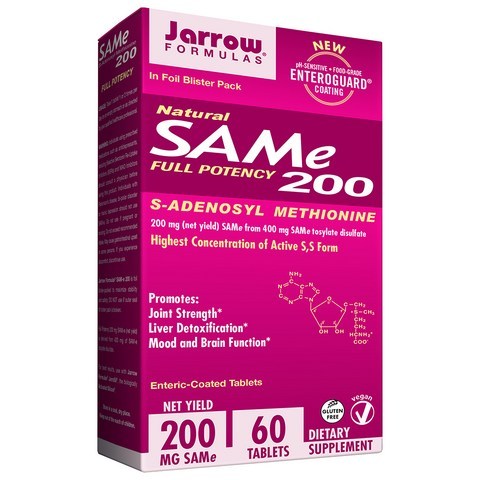 Jarrow Formulas SAMe 200mg 타블렛, 60개입, 1개