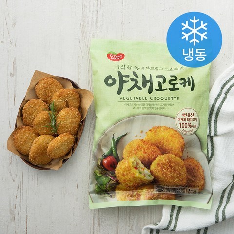 동원 야채 고로케 (냉동), 1000g, 1개