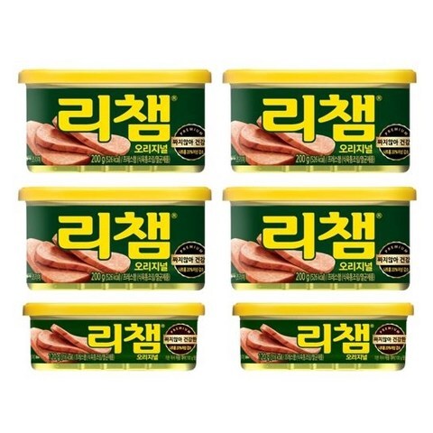 동원 리챔 오리지널 햄통조림 세트, 200 g x 4p + 120 g x 2p, 1세트