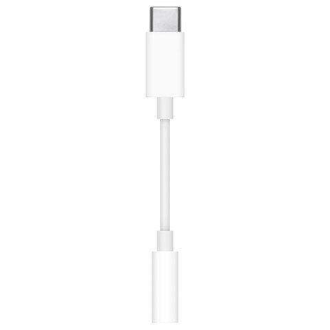 Apple 정품 USB C to 3.5mm Headphone Jack Adapter, 화이트