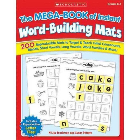 The Mega-Book of Instant Word-Building Mats, Scholastic Teaching Resources