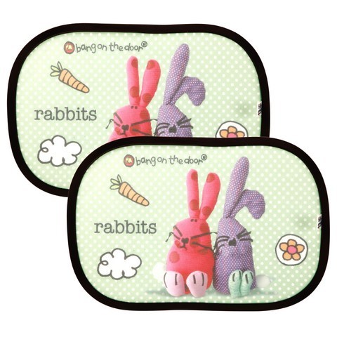 뱅온더도어 자동차 옆면 햇빛가리개 2p, rabbits, 1개