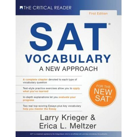SAT Vocabulary: A New Approach Paperback, Critical Reader