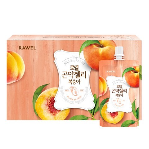 로엘 곤약젤리 복숭아, 1300g, 1개