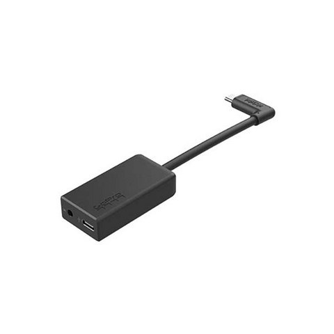 고프로 USB-C 전원 공급및 데이터 확장선 프로 3.5mm 마이크 어댑터, 1개