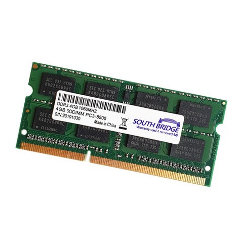 사우스브릿지 4G DDR3 PC3-8500 램 노트북용 1066MHz