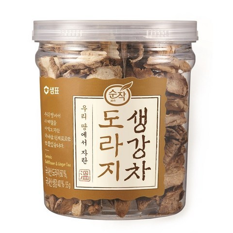 순작 도라지 생강차 원물, 55g, 1개