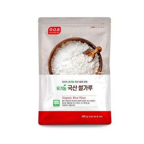 오큐비 유기농 국산 쌀가루, 500g, 1개